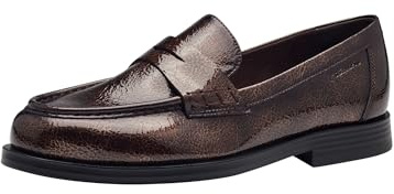 Tamaris Mocasines Veganos para Mujer, Marrón Oscuro, 36 EU
