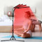 Red Light Lamp with Stand, Upgraded 660&850&940nm Infrared Lamp with 10/20/30 Mins Timer, 5-Level Brightness Adjustable, 180LEDs 360°Rotating Infrared Light for Home/Office Use