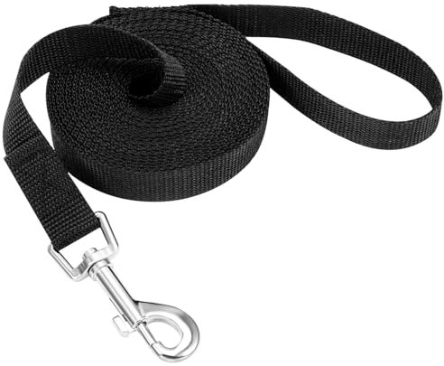 Partideal Schleppleine für Hunde, 5m Trainingsleine mit Handschlaufe und D-Karabiner, wasserdichte Ausbildungsleine für Mittlere und Kleine