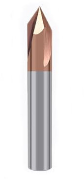 Fasenfräser Gravierfräser 3 Flöten V Nutfräser, 6mm VHM Fasenfräser 3 Flöten V Nutfräser 60 grad CNC Fräser Schaftfräser, Gravierfräser Fasenfräser, für Oberfräse für Werkzeugmaschinen und Anfasen