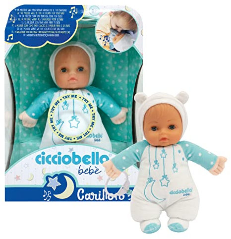 Cicciobello CCC13000 Bebe Carillon Con Melodia Baby Spieluhr, Mehrfarbig
