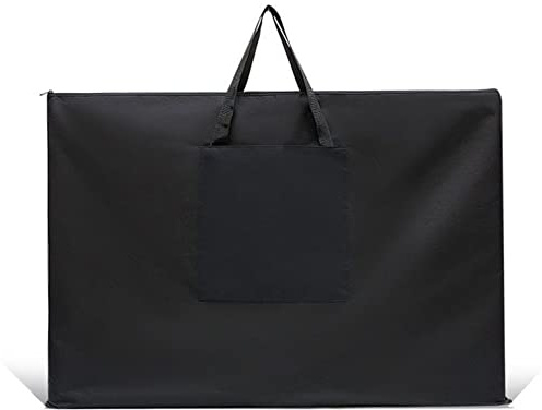 SJTJSPX A1 Sac de Transport pour Planche à Dessin Étanche Sac Portfolio Protection Dossiers Sac de Rangement en Toile Poignée Portable Sac de Peinture Crayons Croquis Fournitures d'art Fourre Tout