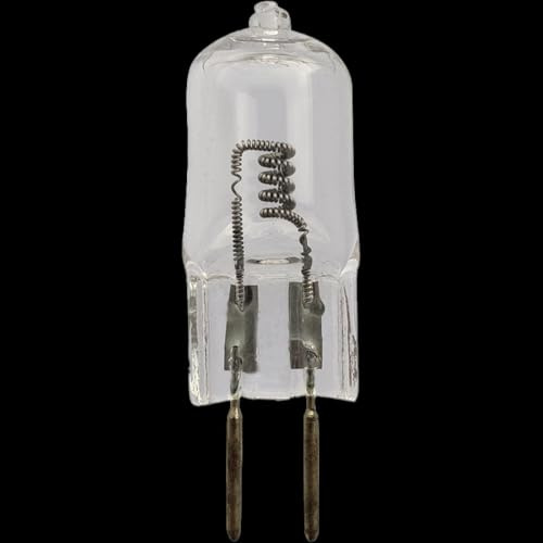 UGEFKMQ Lampadine Alogene G6.35 12V 100W Capsula Trasparente Lampadina Alogena 20W 12V GY6.35 base a doppio ago lampada 2700K Bianco Caldo 75W, 20Pc