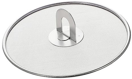 POPETPOP Copertura Spruzzi Inossidabile per Padelle Protezione Olio Utensile per Friggere e Facile Sicura da Usare