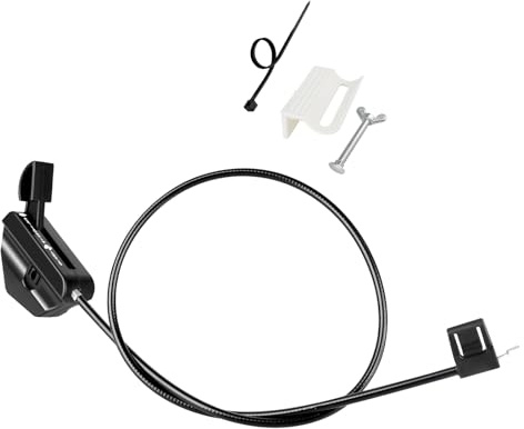 Heavy Duty Weatherproof Control Cable for Spreaders, PVC Design, Tool-Free Installation Lawns Spreader Control Cable Assembly