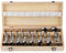 Vearter Forstner Drill Bit Set, 16PCS 6-54mm High Carbon Steel Woodworking Tools Hole Saw Cutter Hinge Boring Drill Bits