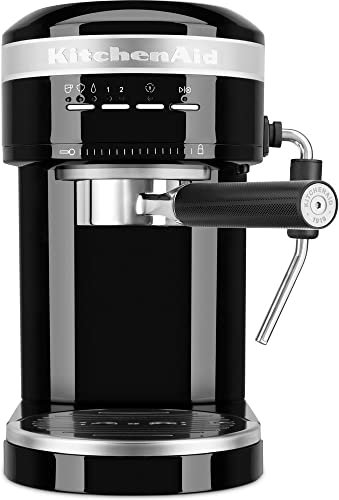 KitchenAid KAFFEEMÜHLE - ARTISAN 5KCG8433 - Onyx Schwarz - von French Press bis Espresso 5KCG8433EOB (ESPRESSO MACHINE)
