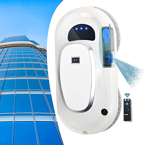 Robot fönsterputsare, 5000Pa starkt sug Elektrisk intelligent fönsterputs Robot för utomhus-/inomhusfönster Bordsplattor