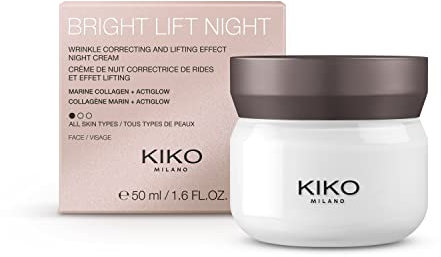 KIKO Milano Bright Lift Night | Crema Notte Lifting Rinnovatrice Con Collagene Marino