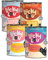 Lucky Lou Adult Mix-Paket Katzenfutter nass - 24 x 400g - hochwertiges Katzenfutter mit viel Protein - Nassfutter getreidefrei & ohne Zucker