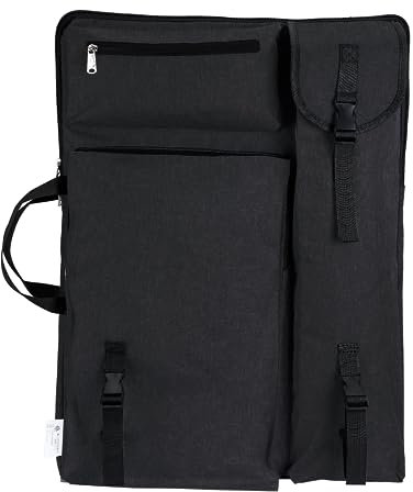 MEIJMJIA YMTECH Großer Künstler-Rucksack für Zeichenmaterial – Skizzenmappe & Portfolio-Tasche mit vielen Fächern, geeignet für Schule, Kunststudium & Reisen