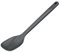 Zyliss Medium Cooking Spoon, Sustainable Wheat Straw/Nylon, Non Stick, Heat Resistant Nylon Head, Kitchen Utensil, Beluga Grey, 31cm x 6cm, Dishwasher Safe
