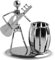 Annlpoy 1pcs stiftehalter schreibtisch stifte organizer stifteköcher pen holder,Metall Musiker E-Gitarre Stifthalter und Schreibtisch Organizer,Kreatives Büro Zubehör Robustes Design für Büro