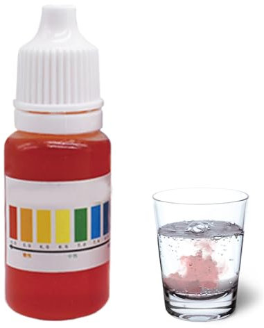 Test De pH | Réactif de Test pH 10ml,Mètre De Réactif Pour Mesure Précise De Fluide Et Équilibre Pour Réservoir D'eau Douce, Pelouse, Aquarium, Jardin, Piscine