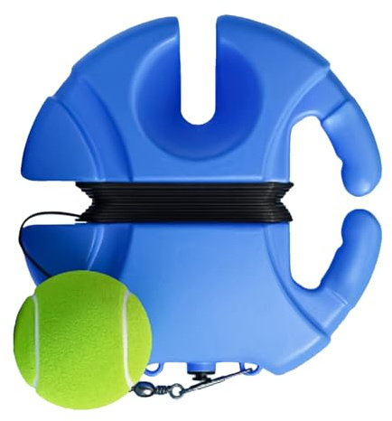 Ancsttu Entraîneur de de Tennis, Ensemble d'entraîneur de Tennis,Balle de pour entraîneur de - Équipement de Portable Équipement de Pratique d'espace de Stockage intégré avec 1 Outil