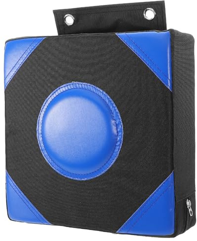 Angoily Objetivo de Boxeo de Pared Azul, Tamaño Mediano, para Montaje en Muro, Almohadilla de Entrenamiento Familiar para Hombres, Equipo de Artes Marciales y Boxeo en Casa