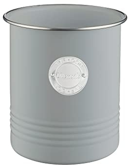 Typhoon Living Grey Utensil Storage Jar, 1.7 Litres