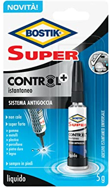 Bostik 95034 Colla Istantanea Universale Bostik Super Control 5G C/Sistema Antigoccia