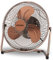 Schallen Small 9 Metal High Velocity Cold Air Circulator Adjustable Floor Fan with 3 Speed Settings (Copper)