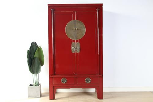 Yajutang Dynamic24 - Armario para bodas (2 puertas), color rojo