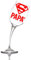 Aurìca Calice Vino Personalizzato Piegato “Super Papà” - Idea Regalo Festa del Papà E Compleanno Uomo - Calici Unici e Divertenti