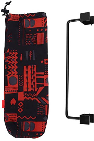 Percha de camping al aire libre, portátil, para picnic, utensilios de cocina, para colgar en la barbacoa, apto para exteriores (estante colgante de 30 cm)