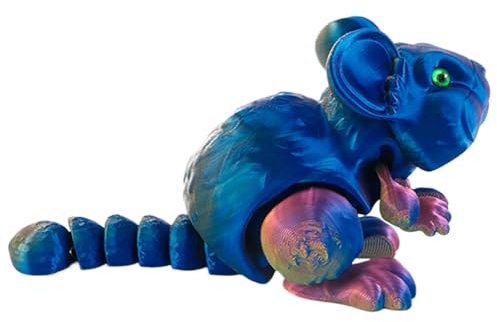 Dreidimensional Bedruckte Spielzeugtiere – Dreidimensional Bedruckte, Sich Windende Tiere, Niedliche, Exquisit Bewegliche Hamsterspielzeuge | Schreibtischspielzeug Für Weihnachten, Thanksgiving