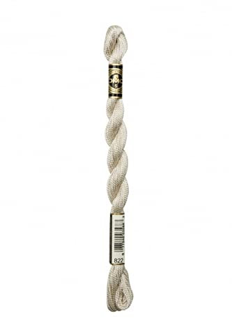 DMC Baumwoll-Perlgarn, Größe 3, 822, 1 Stück