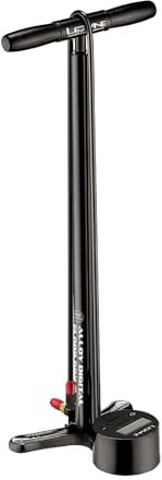 LEZYNE Unisex – Erwachsene Digital Drive Aluminium Standluftpumpe, schwarz, 15Bar