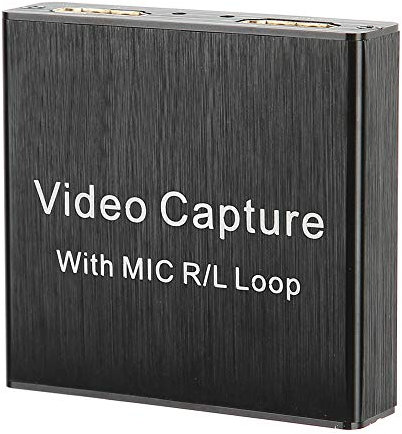 Tarjeta de Captura de Audio y Video, HDMI USB2.0 4K 1080P 30fps Dispositivo de Captura de Juegos, Convertidor de Video portátil para Juegos, Streaming, Videoconferencia, Transmisión en Vivo