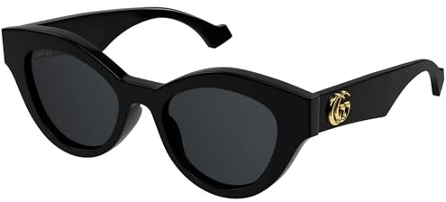 Gucci Damenbrille, Schwarz/Schwarz/Grau, 62