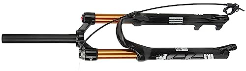 SPYMINNPOO Fourche Avant de Vélo, Course de 120 Mm Fourche à Air de Vélo 26 Pouces Fourche à Suspension à Verrouillage à Distance pour VTT