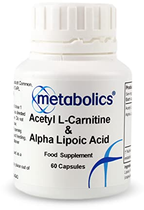 Acetyl L.Carnitine and Alpha Lipoic Acid Capsules, 60 Capsules, Supports Brain & Cognitive Health- Made in The UK