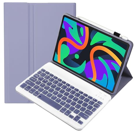leleyo Custodia tastiera per tablet Lenovo Tab M11/K11/Idea Tab 11 cover magnetica intelligente con tastiera bluetooth wireless rimovibile per Lenovo TB336FU/TB330FU(Viola)
