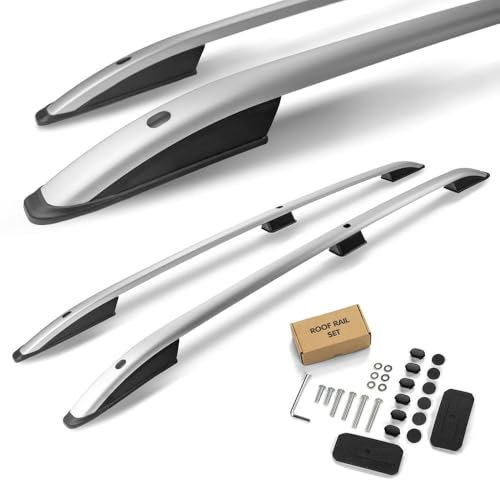 CHROMEMASTER | Barre da Tetto, Rail Tetto Compatibile con Nissan Townstar L1 | Standard CORTO 2022+; Sono Utilizzate per il Montaggio di Portapacchi, Box da Tetto o Portabiciclette | Alluminio