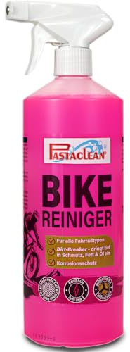 Pastaclean Fahrradreiniger 1 L – Nano-Tech Bike Cleaner & Fahrrad Reinigungspray, hochwirsamer Bike-Reiniger & Degreaser, biologisch abbaubar, sicher für alle Oberflächen, für alle Fahrradtypen