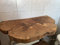 KJR Holzmanufaktur Waschtischplatte, Baumscheibe, ca. 90 x 40-45 x 5 cm, Waschtisch, geschliffen, geölt, Bergahorn