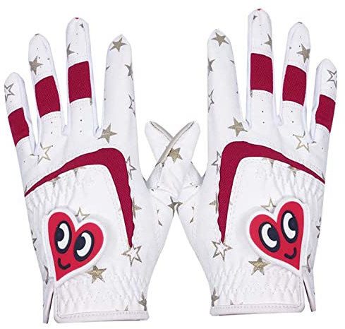 Dickly 2 Stück Kinder Golfhandschuhe Premium Alle Größen Kind Jungen rutschfest, m