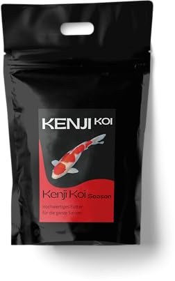 KENJI KOI Season 5kg 6mm Koifutter - leicht verdauliches Koifutter für Herbst und Frühjahr - ausgewogene Ernährung über die ganze Saison - schwimmendes Koifutter