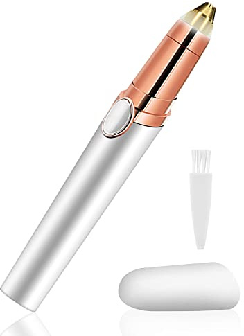 Rasoio elettrico portatile per sopracciglia, per sopracciglia, adatto per sopracciglia, viso, guance, labbra, peluria
