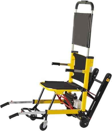 Sedie A Rotelle Elettriche Per Salire Le Scale,Sedia Per Salire E Scendere Le Scale,Montascale Portatile,Montascale Elettrico Cingolato,Per Pazienti Anziani yellow