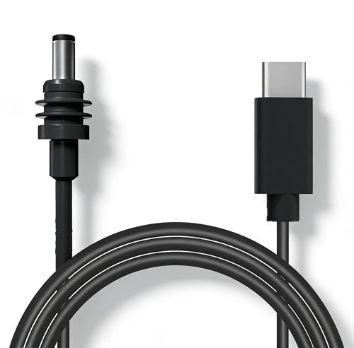 Small DC Stromkabel USB C auf DC 100 W 6,5 Fuß Rechteckig Universell für Adapterkabel und Small Stromversorgung