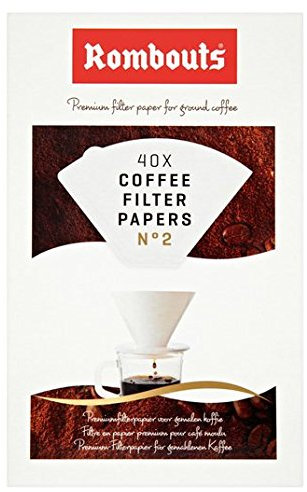 Rombouts Lot de 40 filtres à café N2