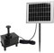 YUENFONG 1.8W Solar Brunnenpumpe Teichpumpe Springbrunnen Teich Solarpumpe für Garten, Vogel-Bad, Wasserspiel Dekoration (Quadrat)