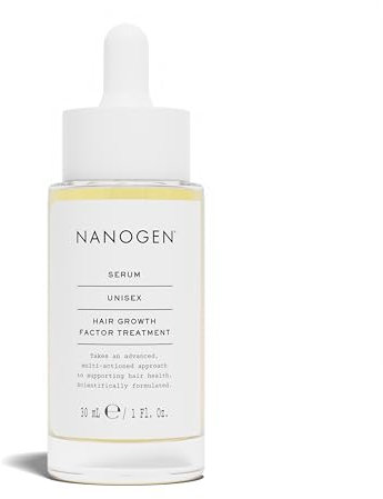 Nanogen Hair Growth Factor Treatment Serum with Pea Sprout Extract, Larix Bark and Peptides - 30ml