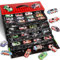 Varrotoy Autos Spielzeug für Kinder ab 3 Jahre,Spielzeugautos Set mit Streckenplänen,48 Metall Zurückzieh-Auto Set, Bunte Mini Autos, Geschenk Junge