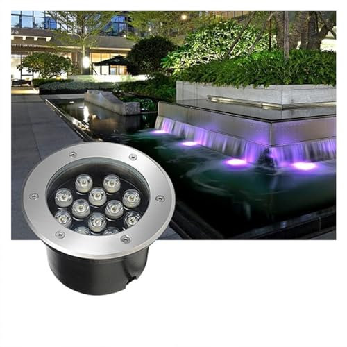 Luz Subacuática Impermeable - Foco Empotrable Aire Libre, Foco Led Piscina, Foco De Estanque De Bajo Voltaje, Iluminación Subacuática Empotrada Para Exteriores A Prueba De Agua IP68 De 12/24V(White,3W