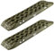 Bergeboards, Sandbleche, Offroad Anfahrhilfen, 10 Tonnen, Paar, Army Grün