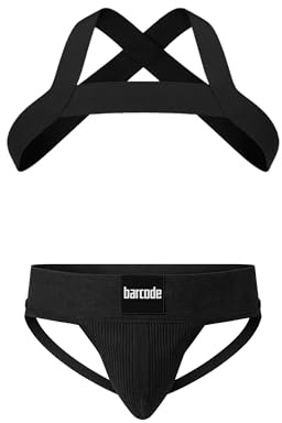 Barcode Berlin - Mäns Underkläder - Multipack 1x Sergey Jockstrap + 1x Matt Harness Black - Storlek S