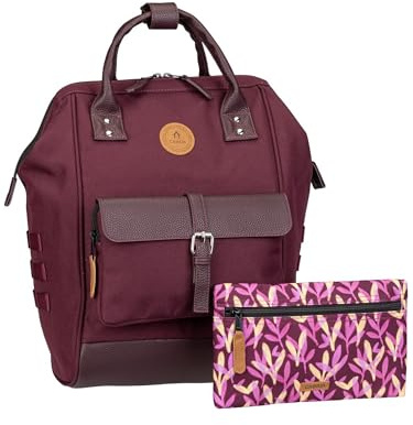 Cabaïa Sac à dos étanche - Système MOLLE et design tendance pour hommes et femmes - Nylon robuste, confort rembourré - Idéal pour les voyages, l'école, le travail - Jaune, orange, Norfolk, taille